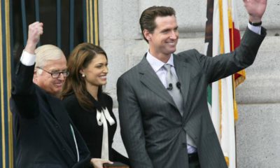 Photo of Gavin Newsom and Judge William Newsom in 2004