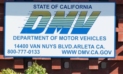 Photo of DMV sign