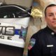 Composite photo of a Clovis Police car and new Police Chief Curt Fleming