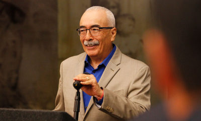 Portrait of former U.S. Poet Laureate Juan Felipe Herrera