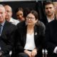 Photo of Benny Gantz, Esther Hayut, and Prime Minister Benjamin Netanyahu