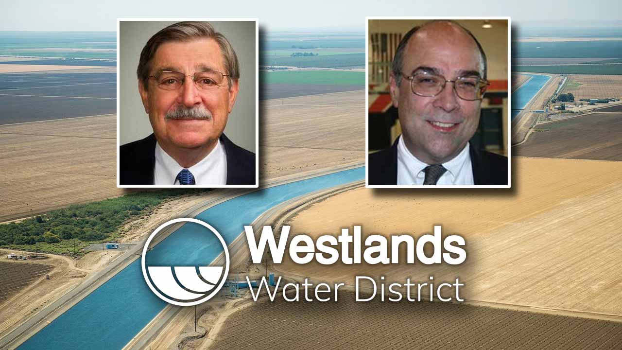 Composite image of Don Peracchi, Daniel Errotabere and the Westlands Water District logo