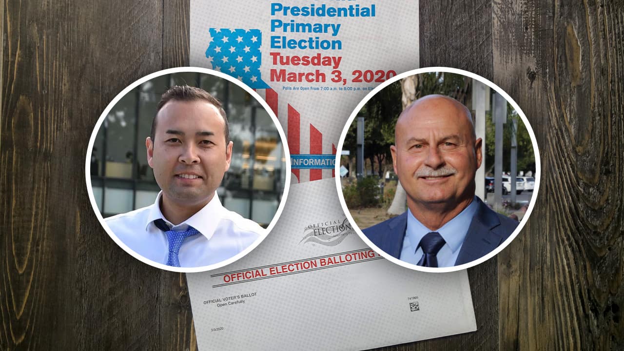 Photo combination of Andrew Janz and Jerry Dyer