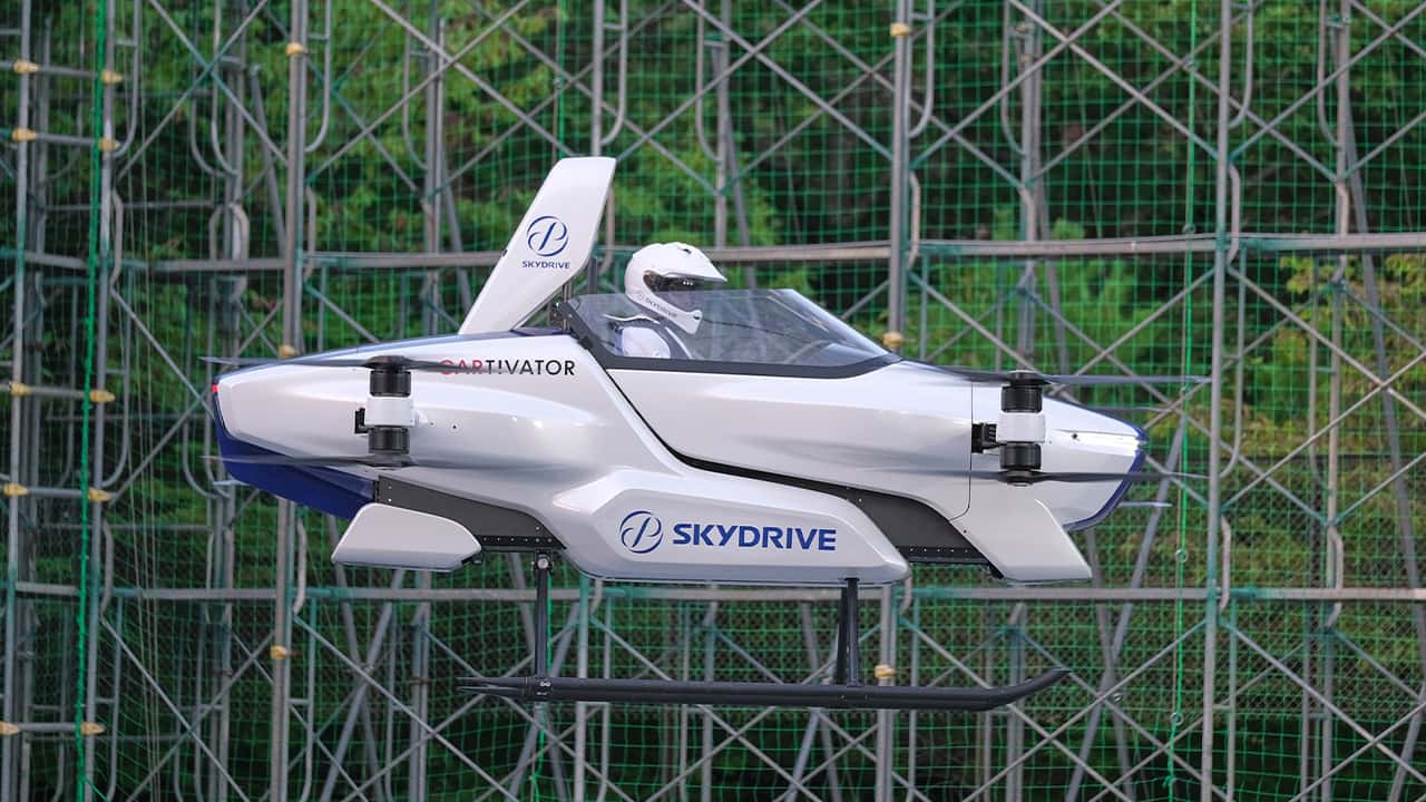 Photo of manned '"flying car" at Toyota Test Field in Toyota
